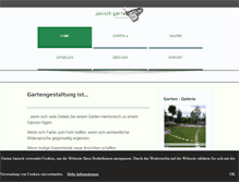 Tablet Screenshot of garten-janisch.at